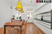 Prodej krásného bytu 3+1/ 4+kk, 129 m2, ulice Sokolská, Brno - Veveří, balkón, sklep, cena cena v RK, nabízí BRAVIS reality