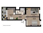 REZERVACE! Prodej bytu 2+1 s terasou, Brno, cena 5490000 CZK / objekt, nabízí 