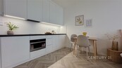 Pronájem bytu 1+kk 46m2, cena 17000 CZK / objekt / měsíc, nabízí CENTURY 21 All Inclusive Estates