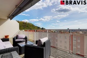 Prodej bytu 2+kk, ulice Trýbova, Brno - Staré Brno, terasa, sklep, garážové parkovací stání, cena cena v RK, nabízí BRAVIS reality