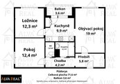 Prodej, Byt 3+1, Brno, cena 9297000 CZK / objekt, nabízí Alva Real