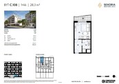 Prodej bytu 1+kk o celkové výměře 28 m2, cena 4972520 CZK / objekt, nabízí 
