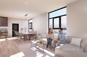 Život s výhledem na Brno: Prosluněný rodinný byt 4+kk v ikonickém projektu LOFT BLOK Křenová, cena 13903000 CZK / objekt, nabízí 